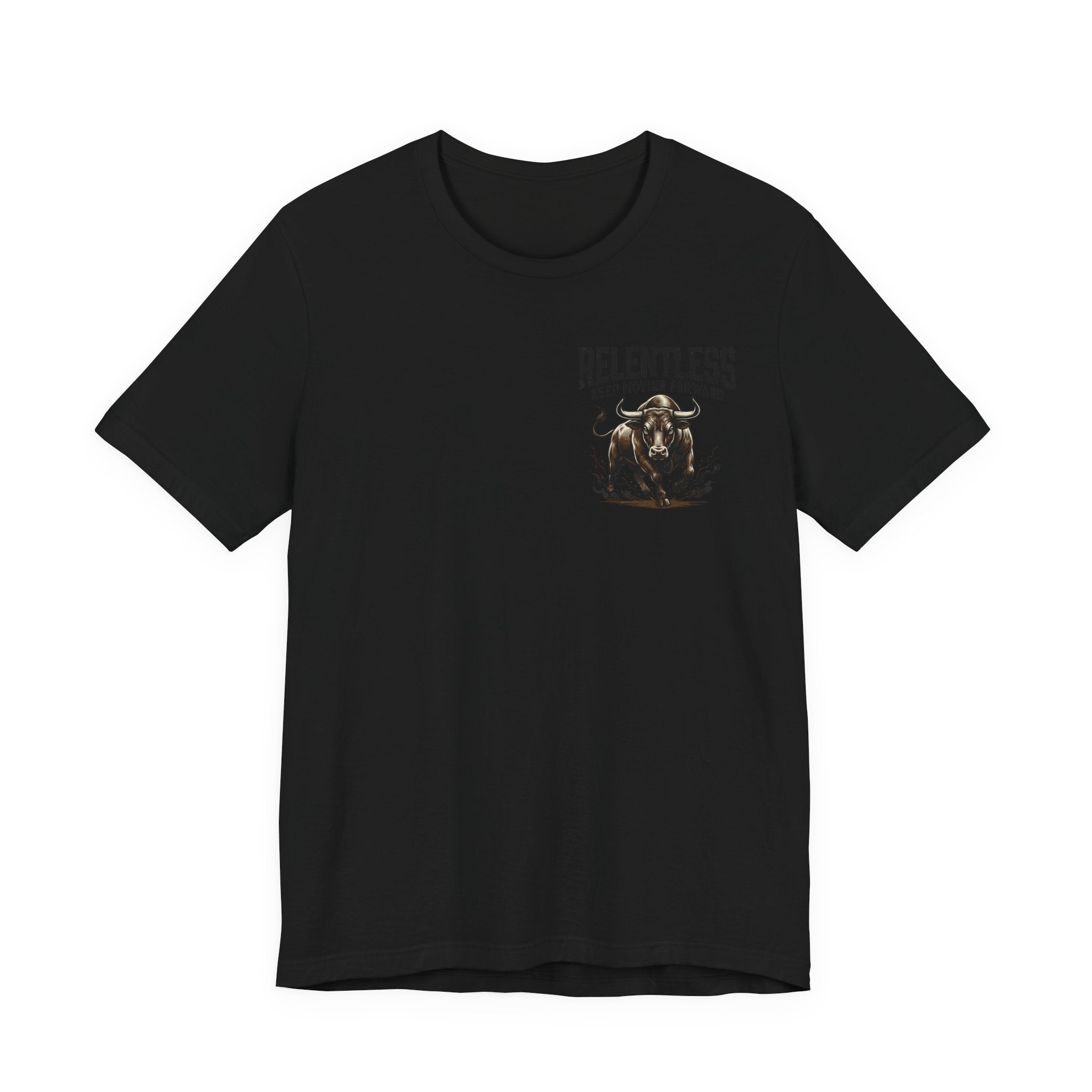 Relentless Bull Illustration Tee | Charging Bull Graphic Shirt