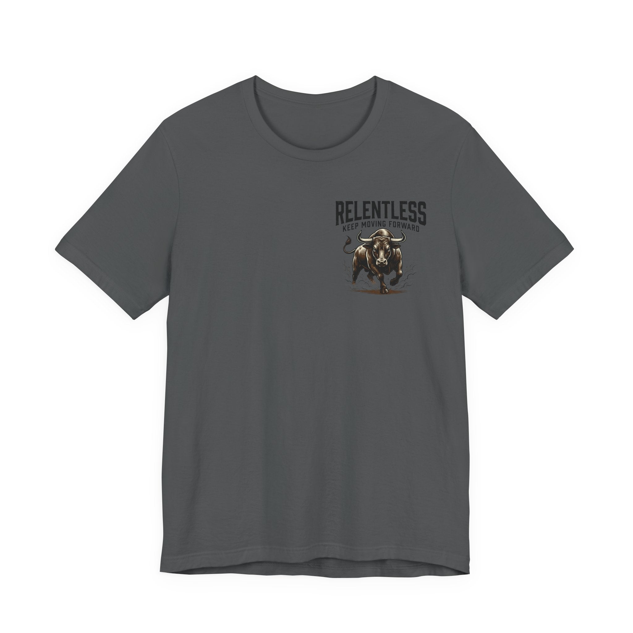 Relentless Bull Illustration Tee | Charging Bull Graphic Shirt