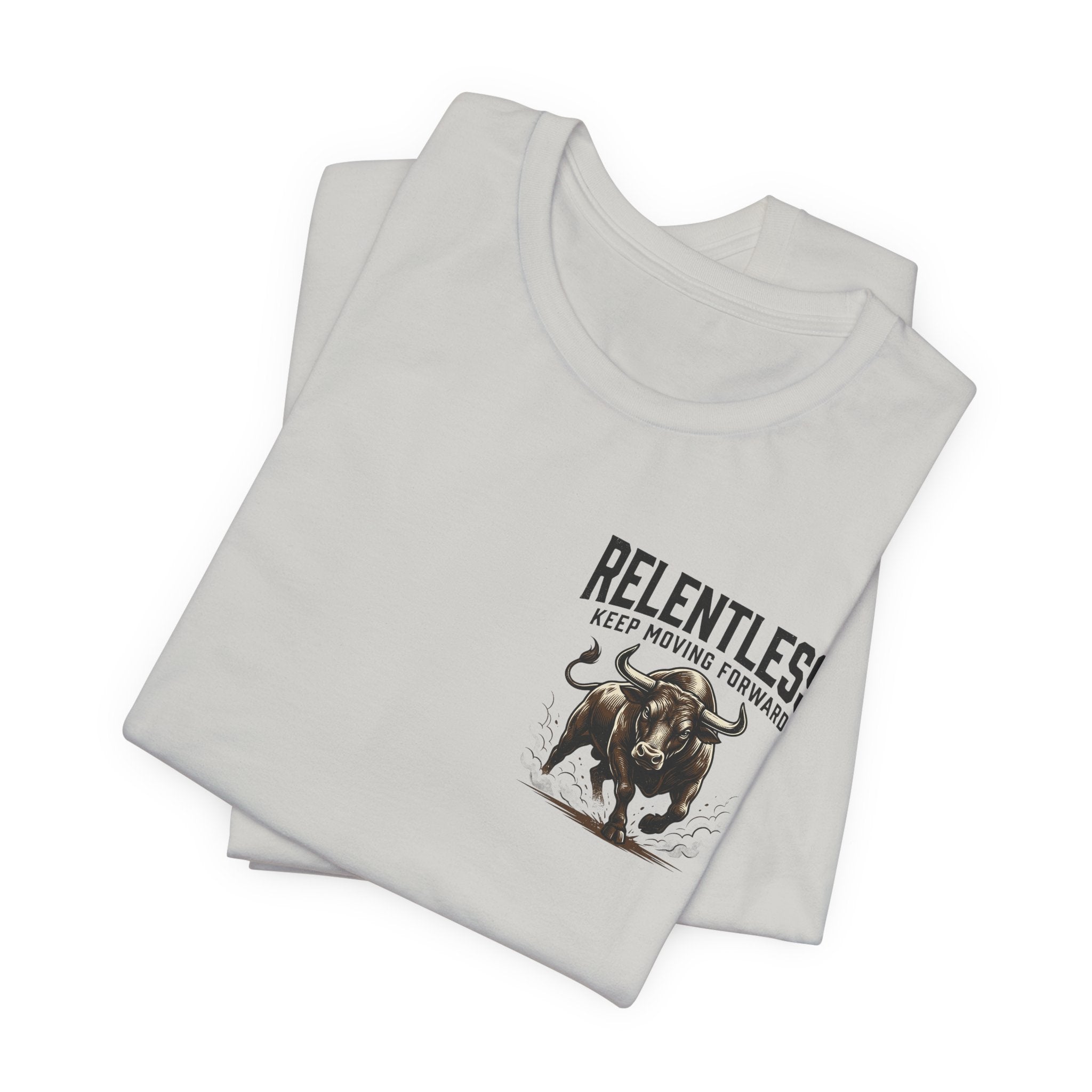 Relentless Bull Illustration Tee | Charging Bull Graphic Shirt