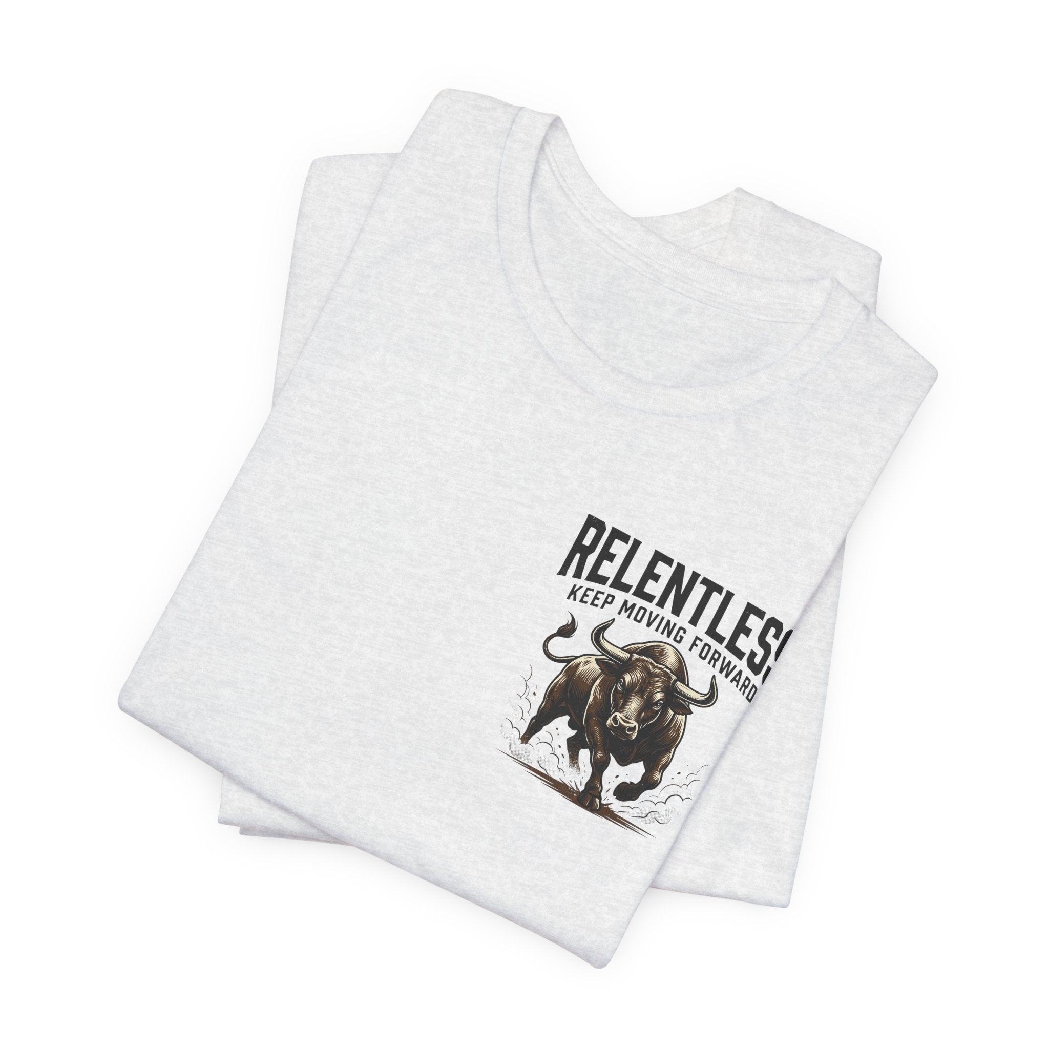 Relentless Bull Illustration Tee | Charging Bull Graphic Shirt