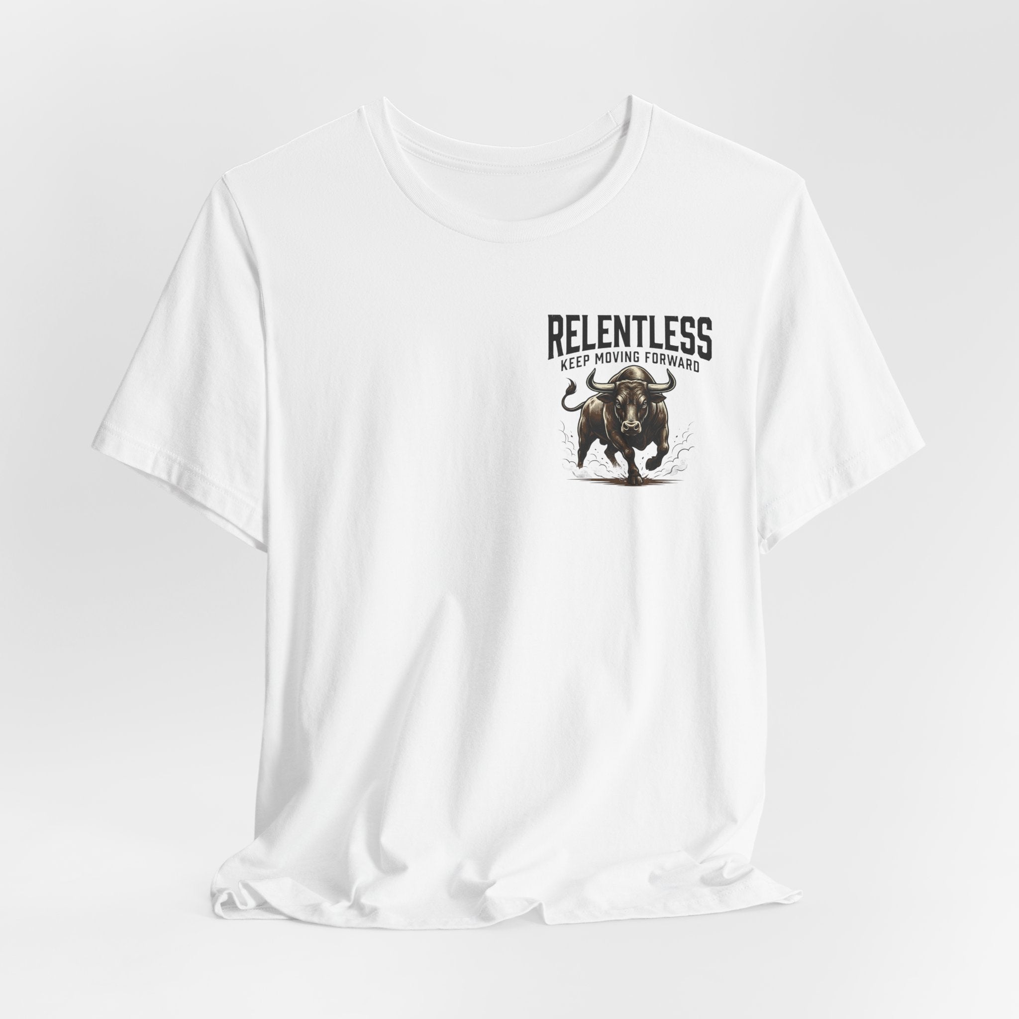 Relentless Bull Illustration Tee | Charging Bull Graphic Shirt