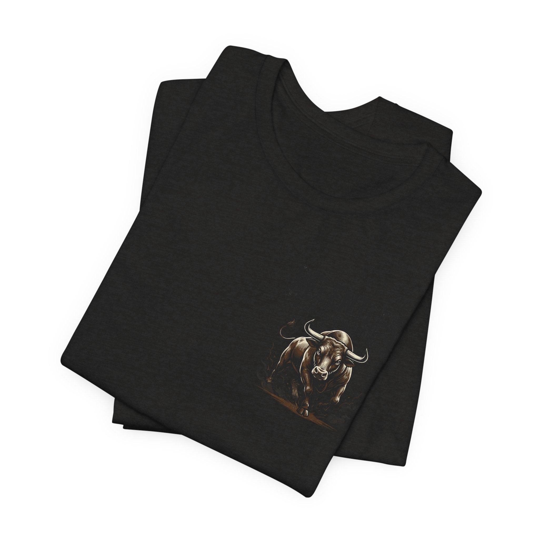Relentless Bull Illustration Tee | Charging Bull Graphic Shirt