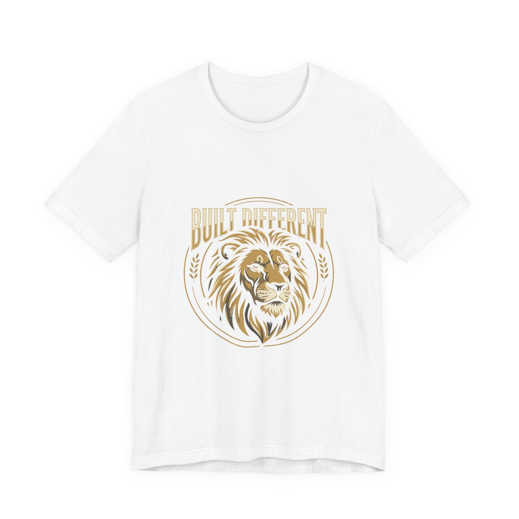 Built Different Lion tee | Lion Graphic Tee, Inspirational Lion Shirt