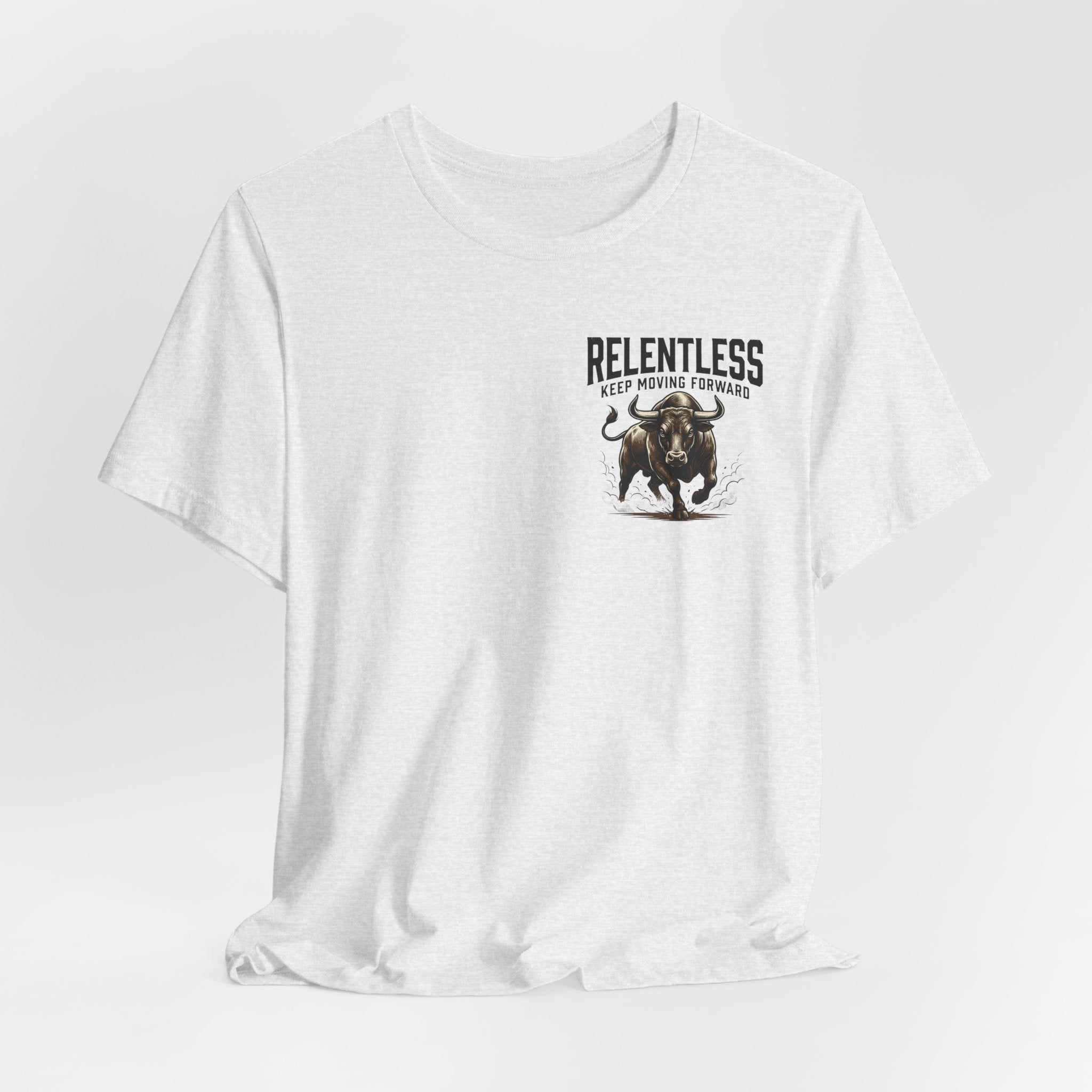 Relentless Bull Illustration Tee | Charging Bull Graphic Shirt