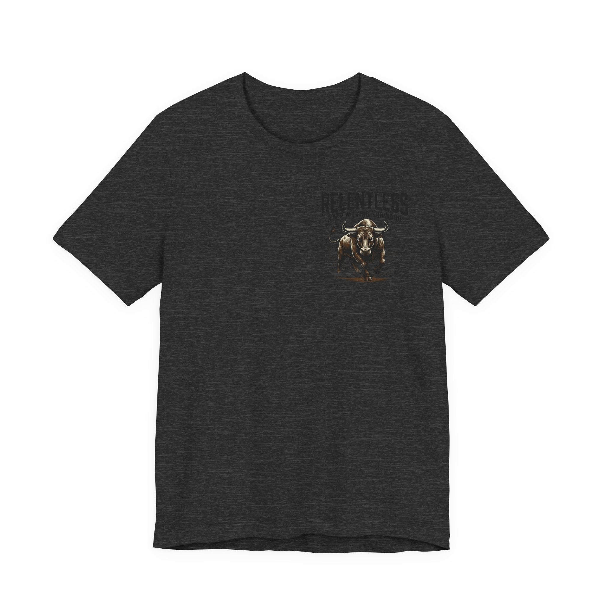 Relentless Bull Illustration Tee | Charging Bull Graphic Shirt