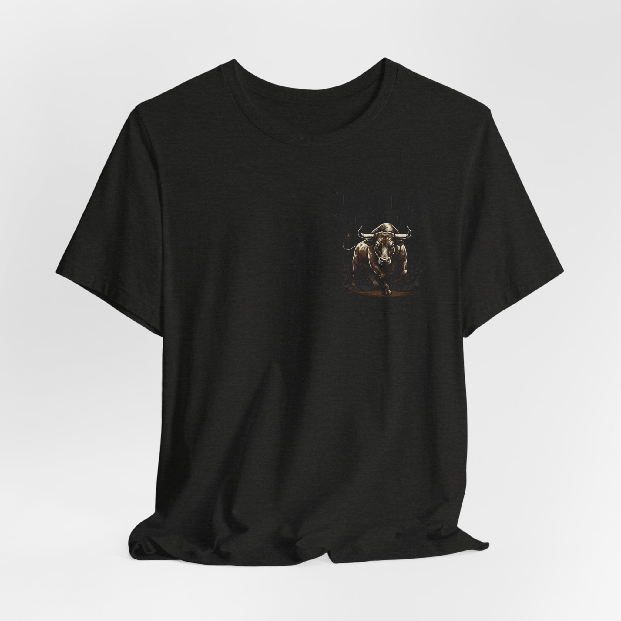 Relentless Bull Illustration Tee | Charging Bull Graphic Shirt