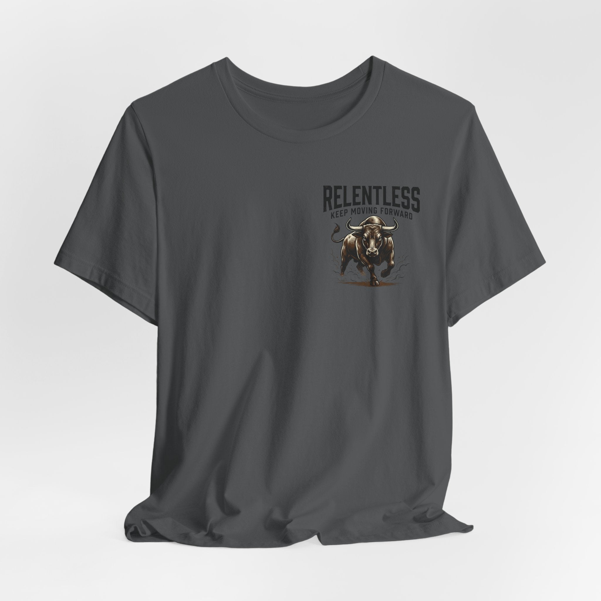 Relentless Bull Illustration Tee | Charging Bull Graphic Shirt