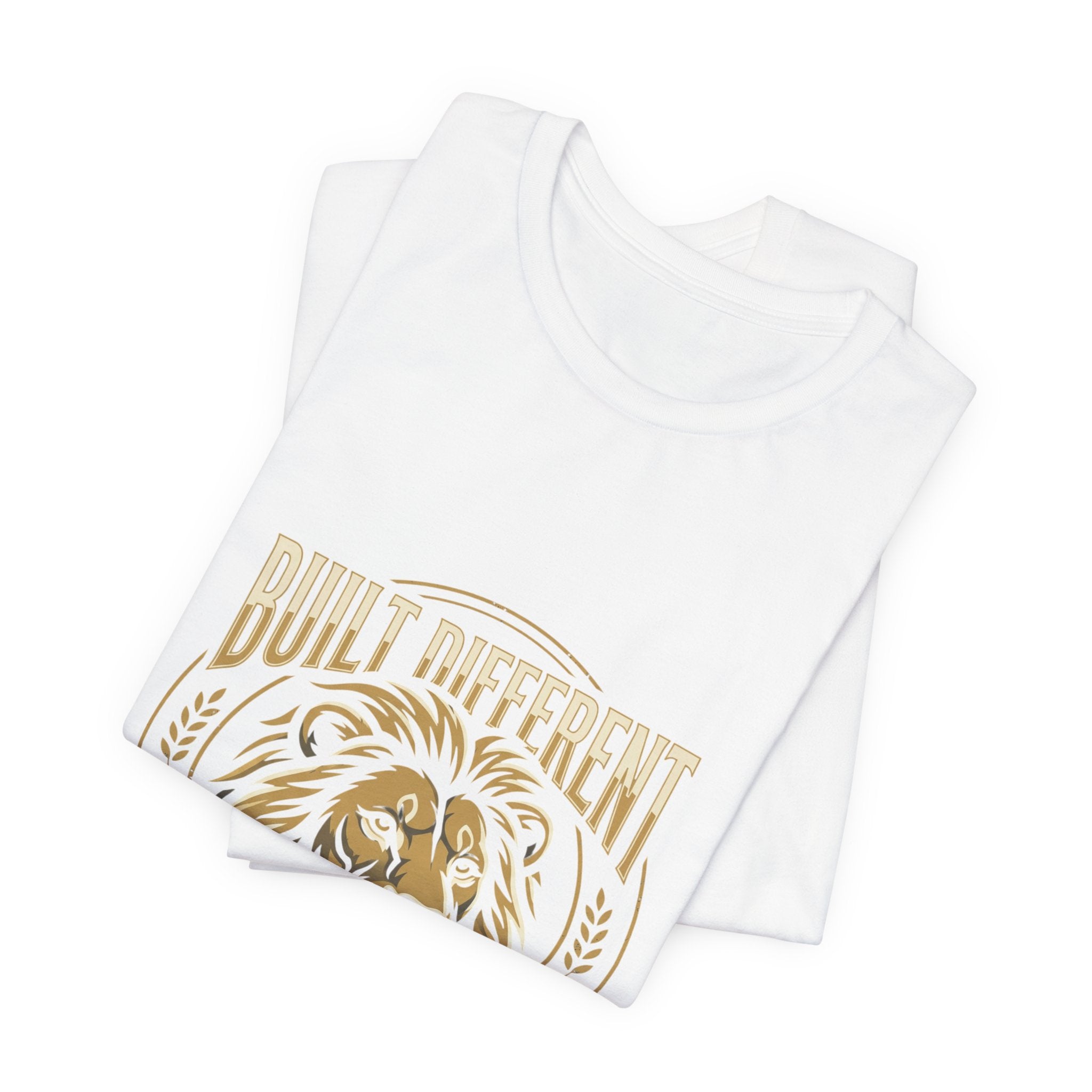 Built Different Lion tee | Lion Graphic Tee, Inspirational Lion Shirt