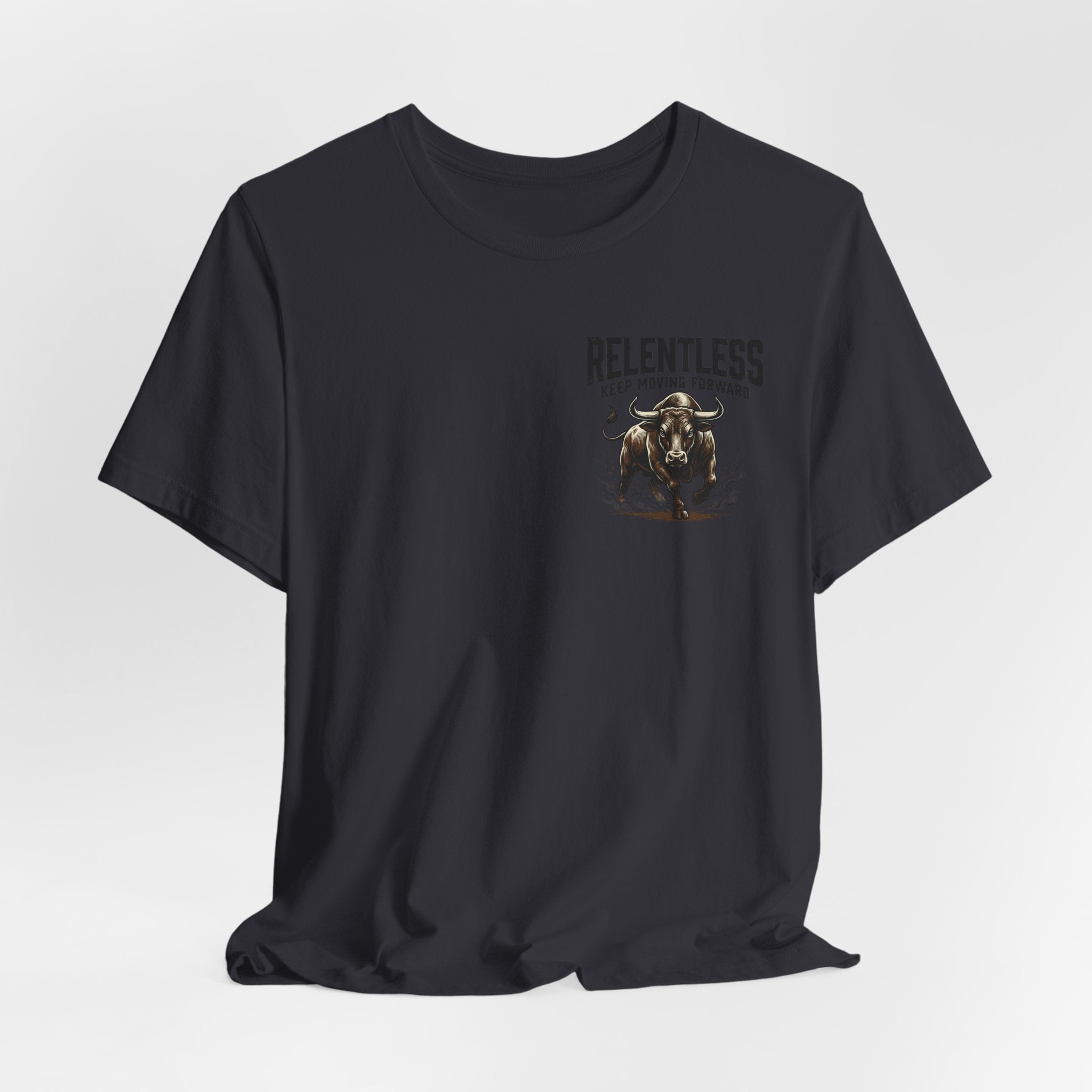 Relentless Bull Illustration Tee | Charging Bull Graphic Shirt