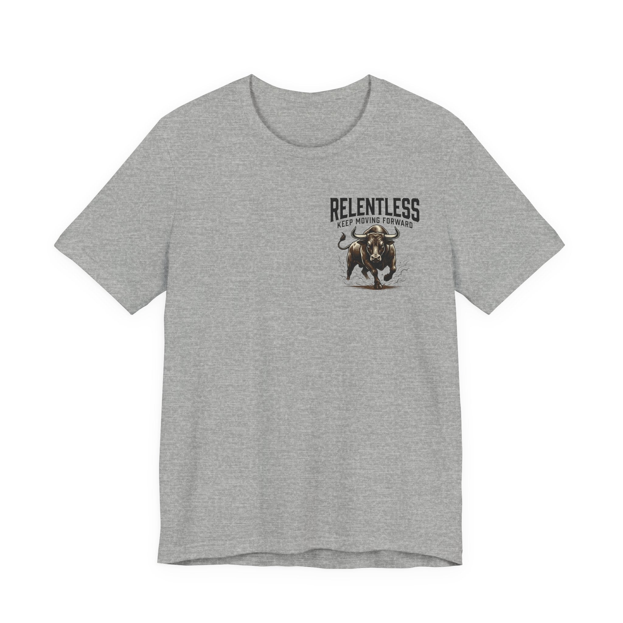 Relentless Bull Illustration Tee | Charging Bull Graphic Shirt