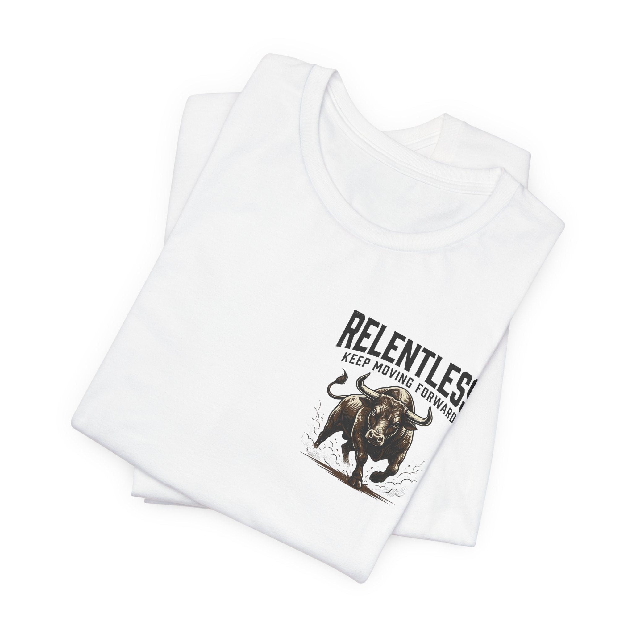 Relentless Bull Illustration Tee | Charging Bull Graphic Shirt