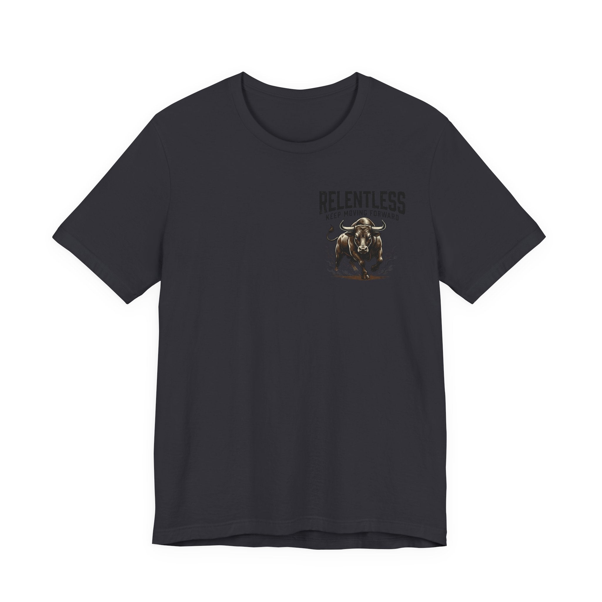 Relentless Bull Illustration Tee | Charging Bull Graphic Shirt