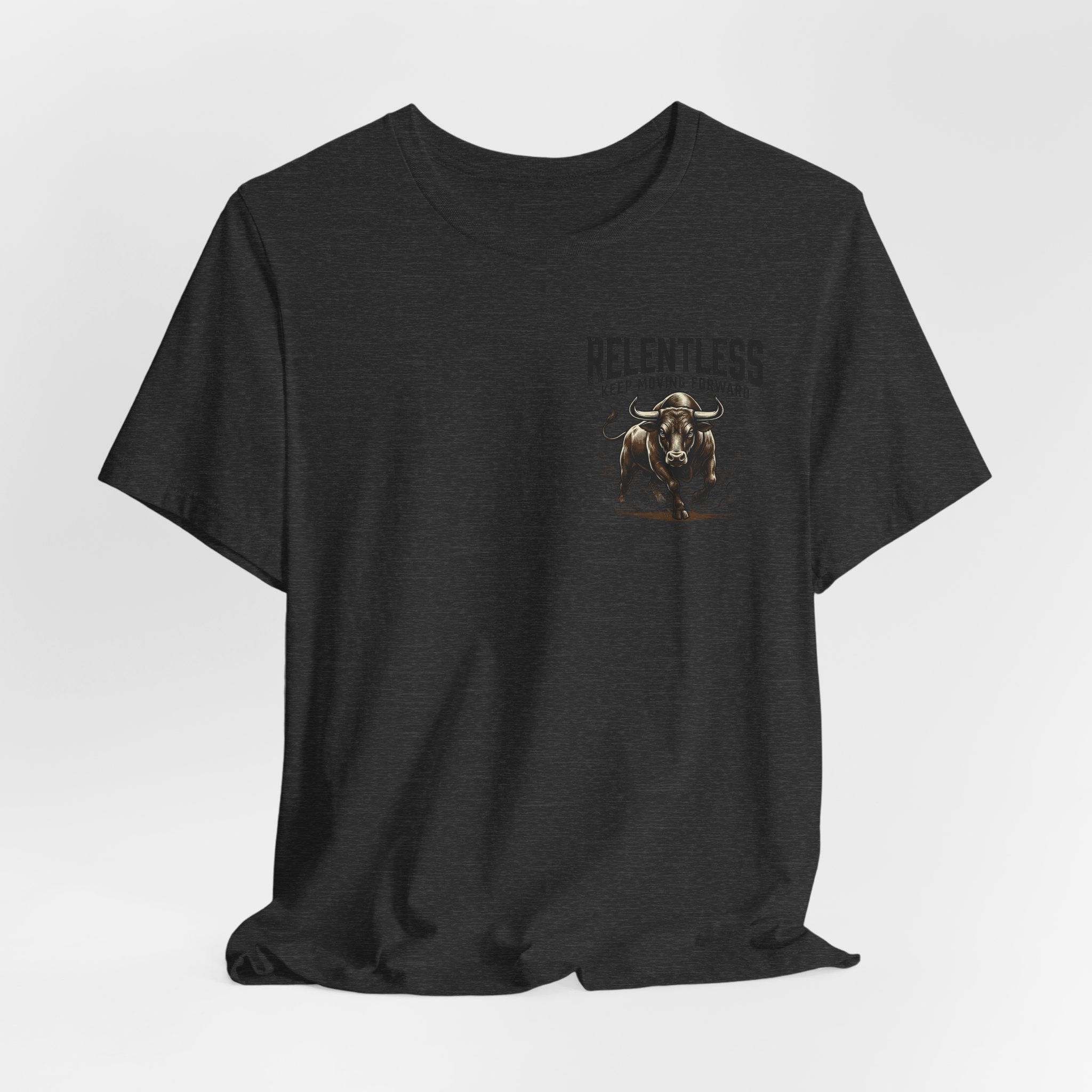Relentless Bull Illustration Tee | Charging Bull Graphic Shirt