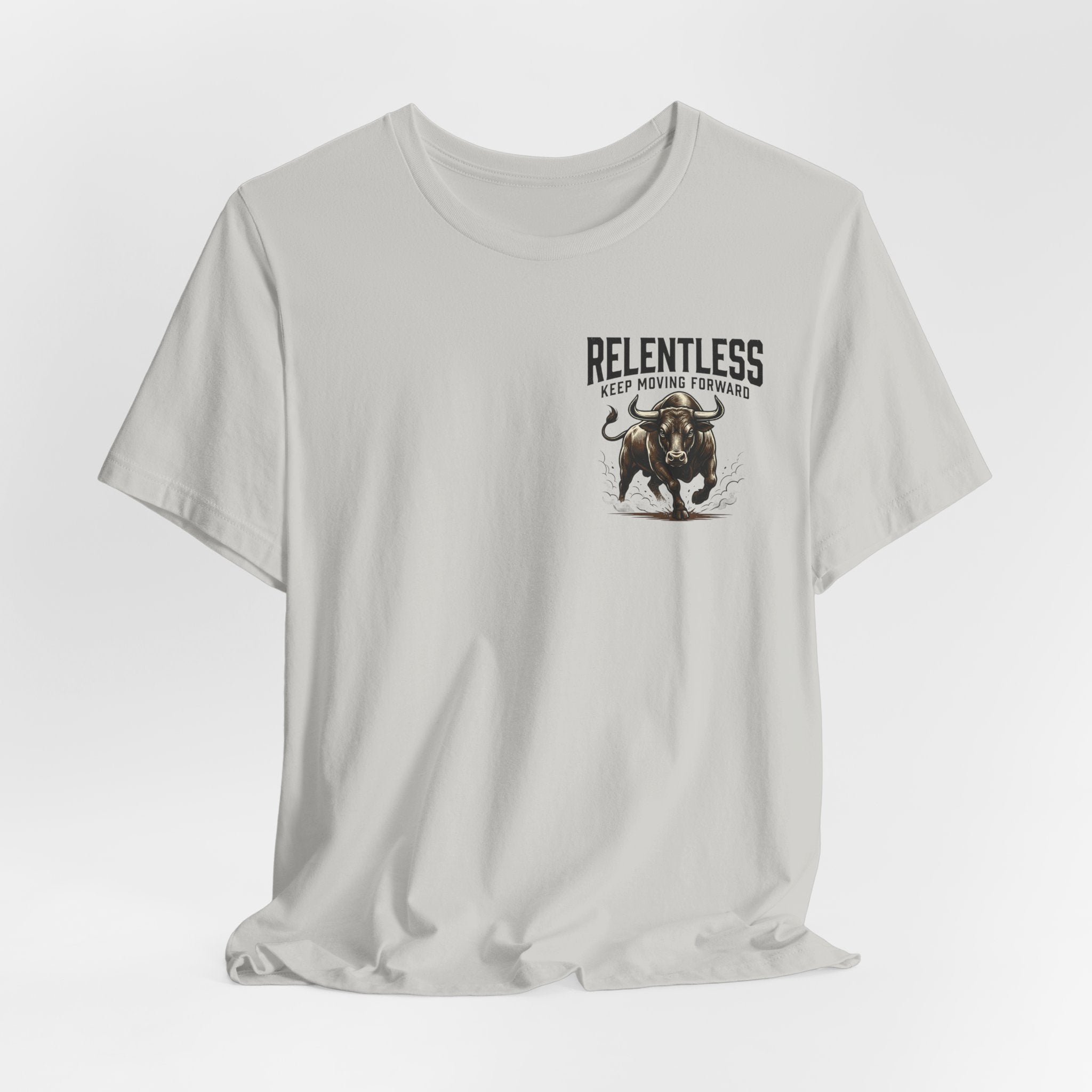 Relentless Bull Illustration Tee | Charging Bull Graphic Shirt