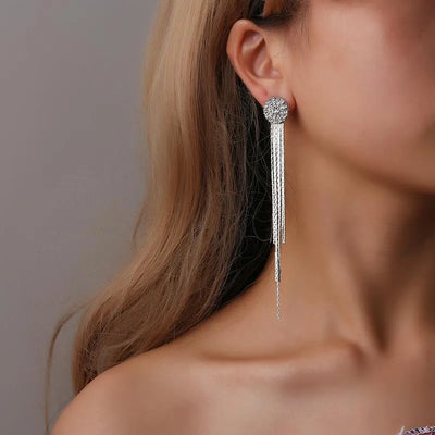 boucles d'oreilles clous d'oreilles géométriques plaqués alliage avec pierres artificielles